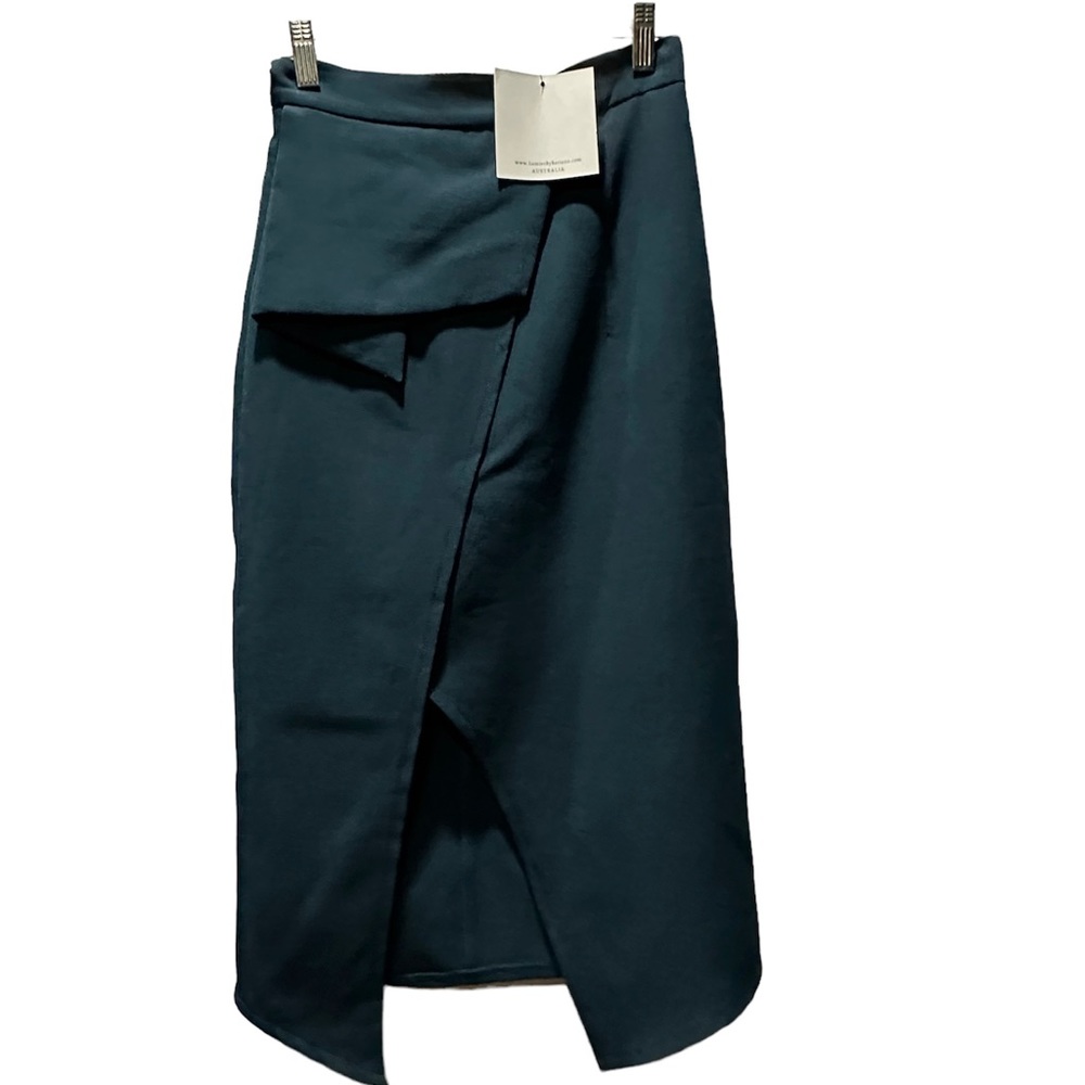 Lumier by Bariano Dark Teal Skirt Extra Small XS NEW NWT